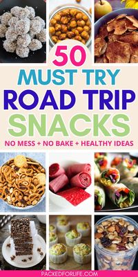 Easy, healthy & no-mess road trip snacks are a road trip essential, especially when travelling with kids. Ditch bad gas station food on long car rides. Delicious road trip snack recipes to try | Homemade road trip snacks recipes for kids & adults | Healthy on the go snack recipes