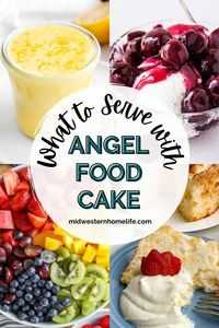 Wondering what to serve with angel food cake? Find 15 delicious toppings to turn a basic angel food cake into a spectacular dessert.