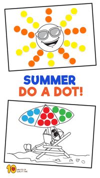 15 Dot Activity Printables for the Summer‏