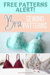 Discover the perfect bra or bralette for you with this empowering list of the top 21 free patterns and tutorials. Dive into the world of bra sewing with our collection of free patterns. Whether you're a novice or an expert, you'll find inspiration and guidance to create beautiful bras that fit perfectly.  #brasewingpatterns #freesewingpatterns