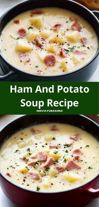 Looking for a comforting meal? This Ham and Potato Soup Recipe is perfect for chilly nights. It's creamy and flavorful, making it an ideal dinner idea that your whole family will love.