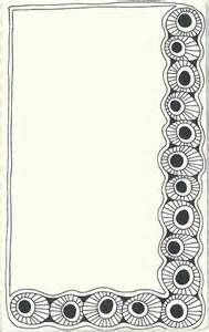 Zentangle Borders - Bing images