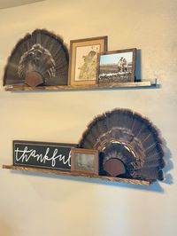 #hunting #turkeyfans #pictureframe #outdoor #decoration