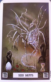 Dragon Tarot death card (XIII)