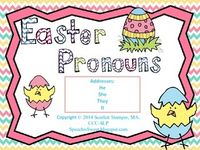 Easter+is+right+around+the+corner!+This+pronoun+card+game+is+great+for+speech+therapy+or+a+language+center+in+a+regular+education+classroom.Directions:Students+take+turns+by+drawing+cards+and+filling+in+the+blanks+with+the+correct+pronoun.+If+they+answer+correctly+they+get+to+keep+the+card.