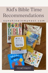 Here is a list of our favorite kid’s Bible time recommendations! Before beginning any devotional or Bible teaching, I want to remind you that as we teach our kids character we should recognize that is a response to who God is rather than about instilling good morals. The goal of teaching and encouraging good character in our children should first be rooted in worship of who God is, rather than behavior modification.