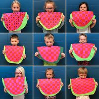 Mini Matisse: Watermelon Weavings