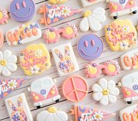 Too groovy-inspired cookies