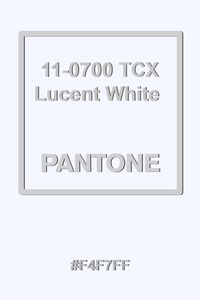 Pantone Lucent White