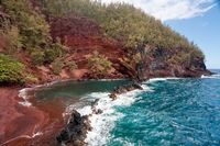 Picture of Kaihalulu (Red Sand Beach) on Maui