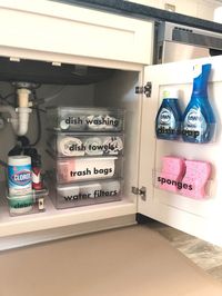 Organizing Under The Kitchen Sink With Cricut Maker 3 - Organized-ish