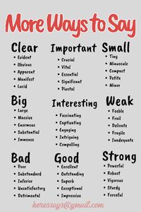 Using a variety of adjectives can make your essay more engaging and descriptive.