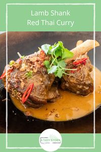 Ready for another mouth watering curry? This Lamb shank red Thai curry brings all the salty, spicy, sour and sweet flavours of Thai food, matched with fall off the bone lamb shanks for a seriously delicious dish.