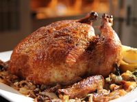 Ina Garten's Roasted Capon Recipe from Food Network