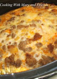 Cooking With Mary and Friends: Crockpot Breakfast Casserole