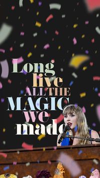 Taylor Swift The Eras Tour Long Live Wallpapers - Surprise Song Edition💖 4k   Remember this moment…