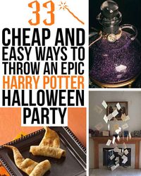 33 Cheap And Easy Ways To Throw An Epic Harry Potter Halloween Party