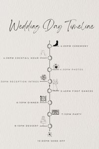 Plan the Wedding Day Timeline for a Memorable Day