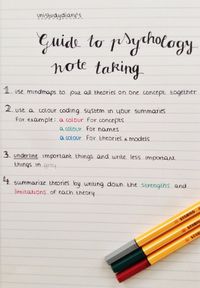 I always find it useful when people share their note taking tips, so here are mine! I thought it would be handy to do it for my study specifically, maybe i’ll share a more general guide later. Feel...