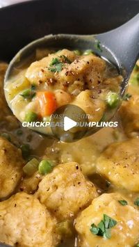 Sarah Bond on Instagram: "This may well be the most classic comfort food...ever? Fluffy dumplings are cooked directly in that flavorful, creamy soup (and it's all ready in under an hour). Short on time? The soup and the dumpling dough can be made up to two days ahead and then cooked together at dinner time.

Comment 👉 "chickpeas" and I'll send you the recipe!

One reader said, "Super easy to make! My husband got 3/4s of way through dinner before he noticed there was no chicken! Officially carnivore approved!”

https://www.liveeatlearn.com/vegan-chicken-and-dumplings/

#vegandinner #chickpearecipe #chickpeas #chickenanddumplings #vegetariandinner #veganrecipes #veganfood"