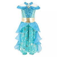 Disney Store Aladdin Princess Jasmine Costume Nwt Girls Size 11/12 New With Tags Inventory #18e