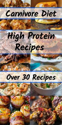 Discover delicious high protein carnivore recipes that will keep you full and satisfied. Perfect for the carnivore and keto diet. #Carnivore #Keto #CarnivoreDiet #HighProtein