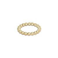 DESCRIPTION & DETAILS Your classic, reliable and go-to ring. 3mm, 14kt gold-filled beaded ring Worry-free wear‚ which means sleep, shower and sweat in it Available in sizes 6, 7 and 8 Stacks well with all rings