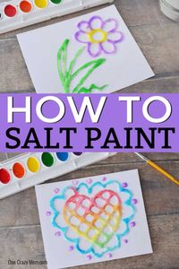 We love Arts and Crafts for Kids and Salt Painting does not disappoint. Salt Art is so pretty and kids will love glue painting. It's inexpensive and so fun!