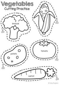 Cutting Practice Worksheets - 2D Shapes,... by Fairy Poppins | Teachers Pay Teachers