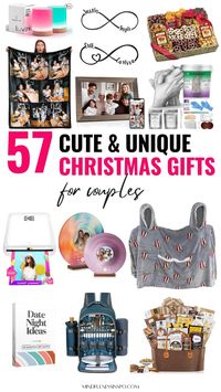 Finding the perfect gift for a couple can be tricky—whether it’s for your parents, in-laws, a favorite pair of friends, or even your significant other. That’s why we’ve put together a gift guide with 57 creative Christmas gifts for couples that are so thoughtful, they’ll thank you for years to come!
Gift guide for a married couple.