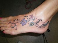 Foot tattoo:)