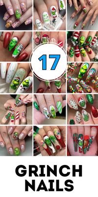 Discover festive creativity with 17 Christmas Grinch nails for 2025, featuring unique designs for almond, square, and round nail shapes. Whether you're working with acrylic, gel, or natural nails, these easy step-by-step tutorials make it simple to create fun Grinch-inspired nail art. Perfect for short nails or adding a holiday twist with pink and green details, these designs will get you into the Christmas spirit!