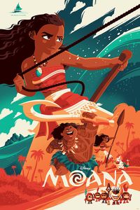 Moana has been the number one movie at the box office in the U.S. for three weeks in a row, so odds are a lot of you have seen it. And maybe you are looking for a perfect way to commemorate your love for this great movie. Well, I think this poster just might do the trick.