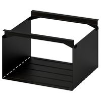 ENHET Hanging shelf insert, anthracite, 10x11x6" This insert adds a new dimension to your open ENHET frame. It divides the storage space and makes room for more things in no time – simply hang it in the grooves of the frame and get organized.