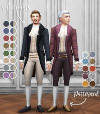 TS4: Dandy Suit for men | History Lover's Sims Blog