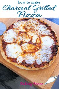 Charcoal Grilled Pizza is the best pizza you'll ever eat! Make homemade pizza dough, gather up your toppings and fire up the grill. See step by step photos and instructions for grilled pizza success. #how to #grill #pizza #charcoal #summer #recipe #homemade