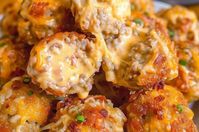 Rotel Cream Cheese Sausage Balls