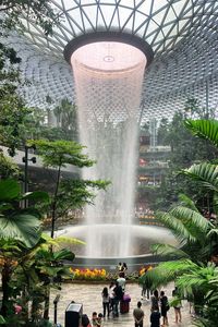 Rain Vortex in Jewel Changi Airport - Singapore