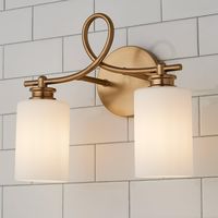 Looped Arm Vanity Light - 2 Light