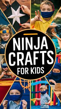 Unleash creativity with ninja craft ideas for kids! Make exciting projects like ninja masks, paper shuriken, and ninja puppets. Perfect for imaginative play, these crafts are fun, easy, and great for ninja-themed parties or everyday adventures.