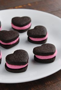 Valentine Sandwich Cookies - Love to be in the Kitchen