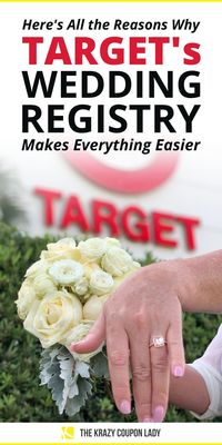 Just engaged and scouring the internet for wedding registry ideas and wedding registry checklists? We're going to save you some time. The Target wedding registry is a great option for future newlyweds looking to make things easy on themselves, because the path down the aisle is a long one. The registry lets you streamline all those details before your big day, while also saving money on unpurchased items.The Krazy Coupon Lady tells you how to best use the wedding registry at Target.