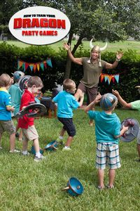 How to Train Your Dragon Party Games #dragons #party #howtotrainyourdragon