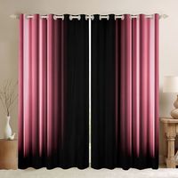 PRICES MAY VARY. Curtain Set: Set includes 2 panels each of 38''x45'' or 38''x54'' or 42''x63'' or 42''x84'' or 42''x90'' or 52''x63'' or 52''x84'' or 52''x90'' or 52''x96''; plastic grommets on top; inner diameter 1.8" and outer 2.7"; easy to hang and slide smoothly Material: Velvet fabric; our decorative curtains not 100% blackout curtains or not 100% light blocking curtains,but can block out 30-50% sunlight; dark color works better than light color Window Treatments: Our curtain can protect y