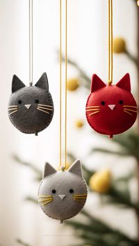 Crafting Joy: 36 Christmas Felt Ideas for a Fun and Cute Holiday Season 28