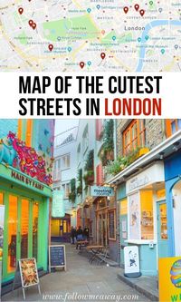 10 Prettiest Streets In London + Map To Find Them