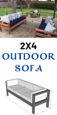 2x4 Outdoor Sofa | Ana White