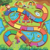 Candyland Land Game Board