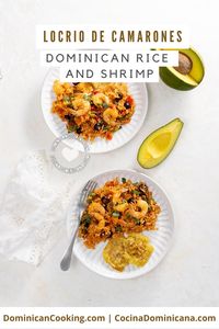 Learn how to make this locrio de camarones recipe, a juicy Dominican shrimp and rice dish full of the tropical flavor of our Caribbean country.