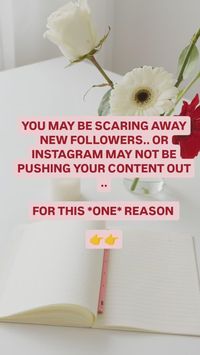 Are you scaring away potential followers and customers on Instagram??🤯😰 You're probably not paying much attention to this one little...but VERY CRUCIAL aspect to your Instagram profile! 👀 Check out my full post 🔗.. to start growing on Instagram fast. Stop making these mistakes on your Instagram account. Don't forget to follow for more social media tips and blogging and business tips